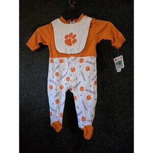 Clemson 3 To 6 Month Sleeper New With Tags